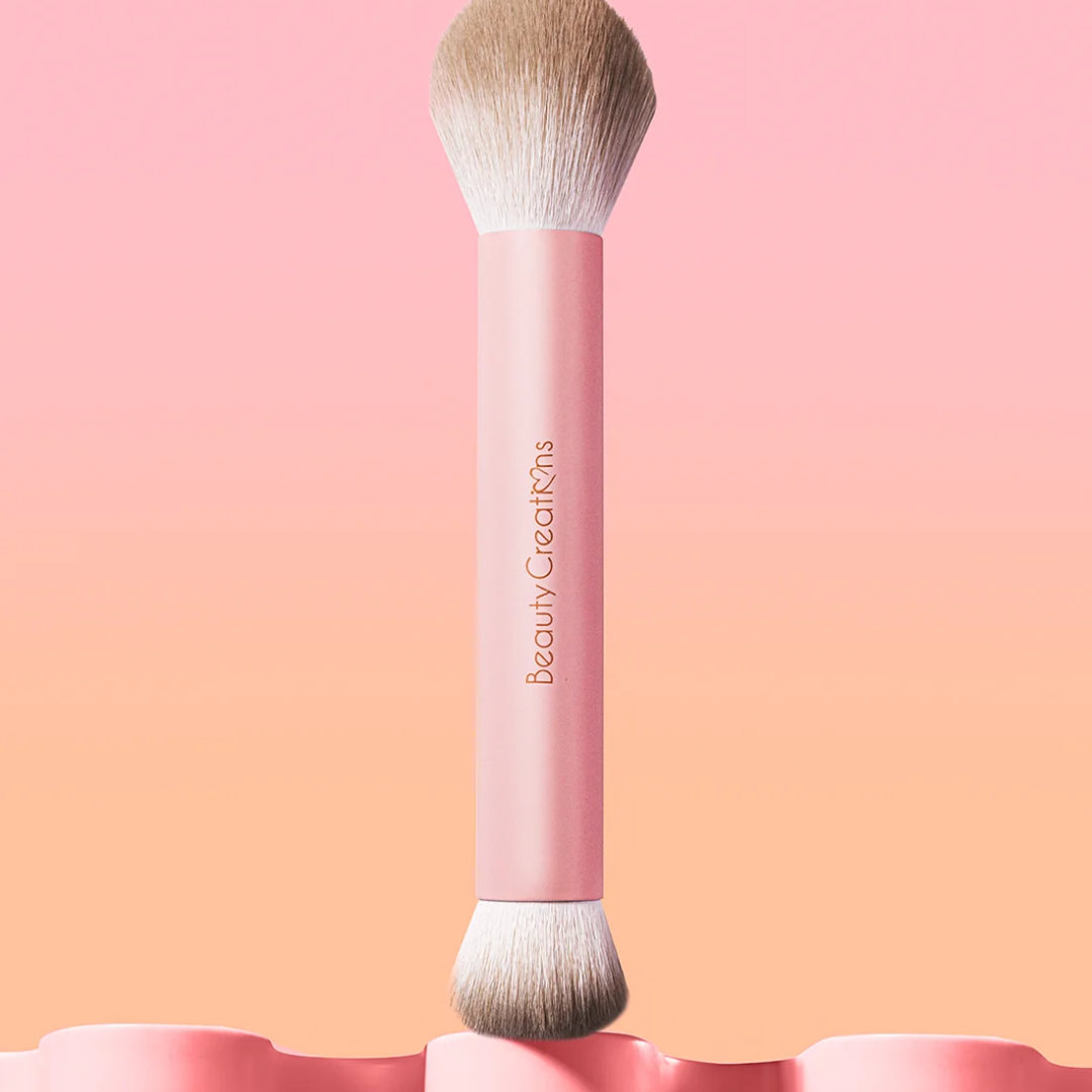 Brocha Doble Para Blush en Crema y Polvo Baeuty Creations