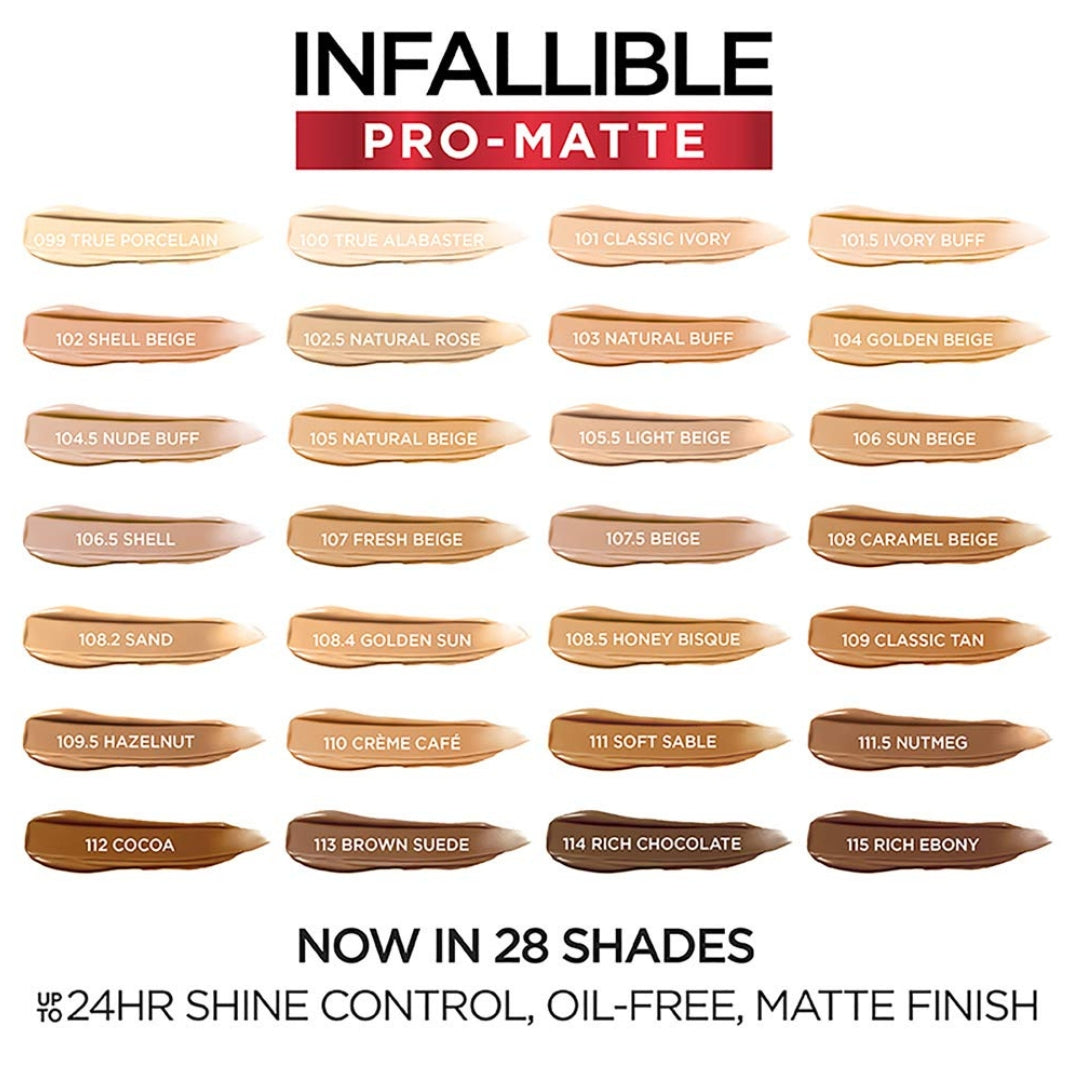 Base Infalible Mate -  Pro Matte Foundation 30ml L'Oreal