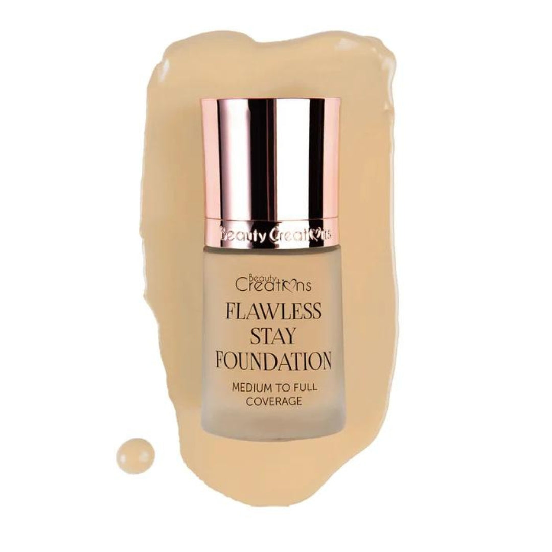 Base Semi Mate Flawless Stay - Foundation Flawless Stay 30ml Beauty Creations