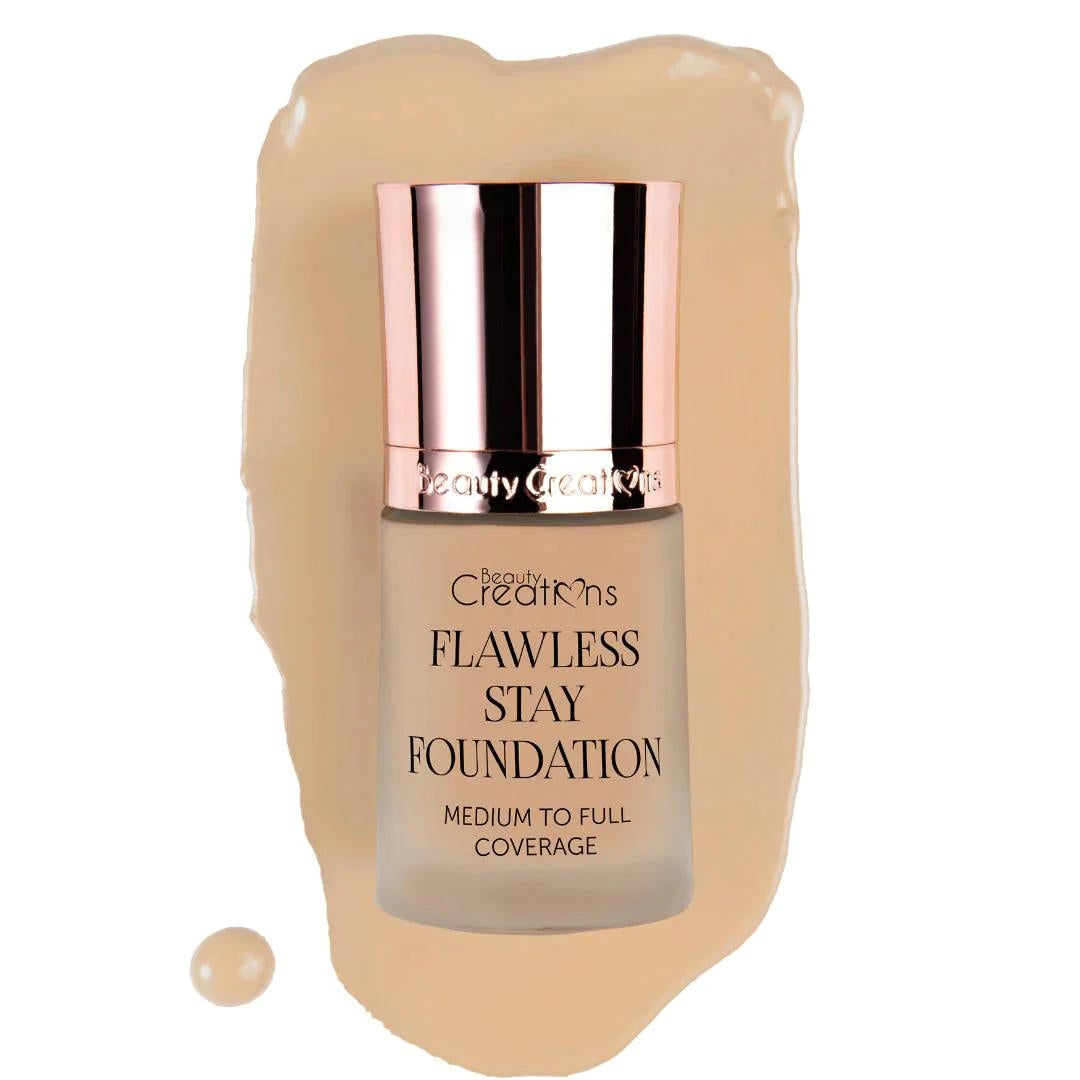 Base Semi Mate Flawless Stay - Foundation Flawless Stay 30ml Beauty Creations