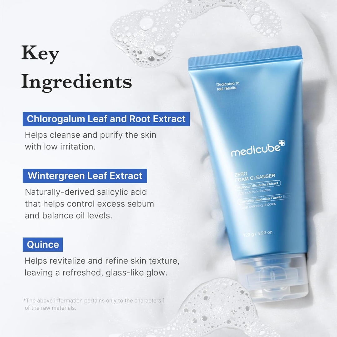 Limpiador Zero Foam Cleanser 120 g Medicube