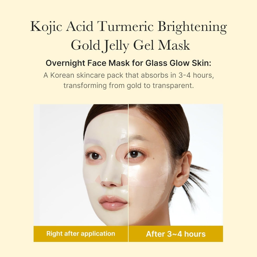 Mascarilla de gel iluminadora de cúrcuma Kojic Acid Turmeric Brightening Gel Mask Medicube