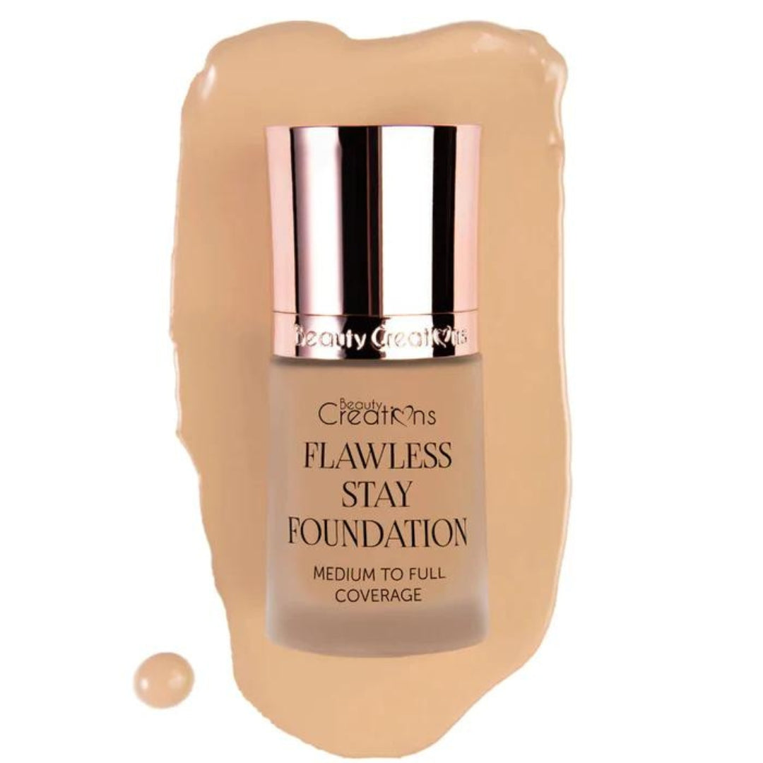 Base Semi Mate Flawless Stay - Foundation Flawless Stay 30ml Beauty Creations