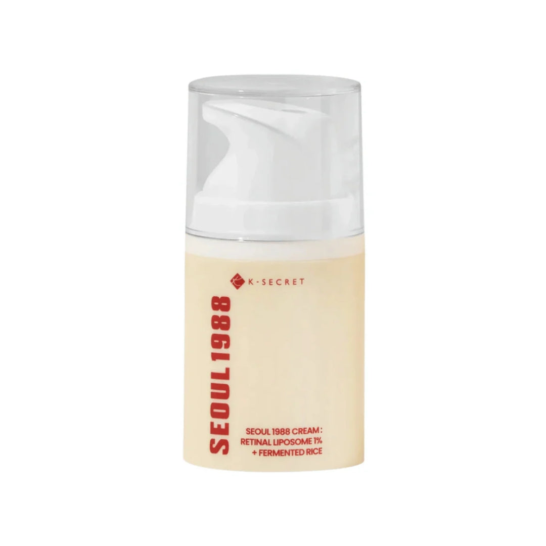 Crema Hidratante con Retinal Liposome 1% + Fermented Rice 50ml Seoul 1988 K-SECRET