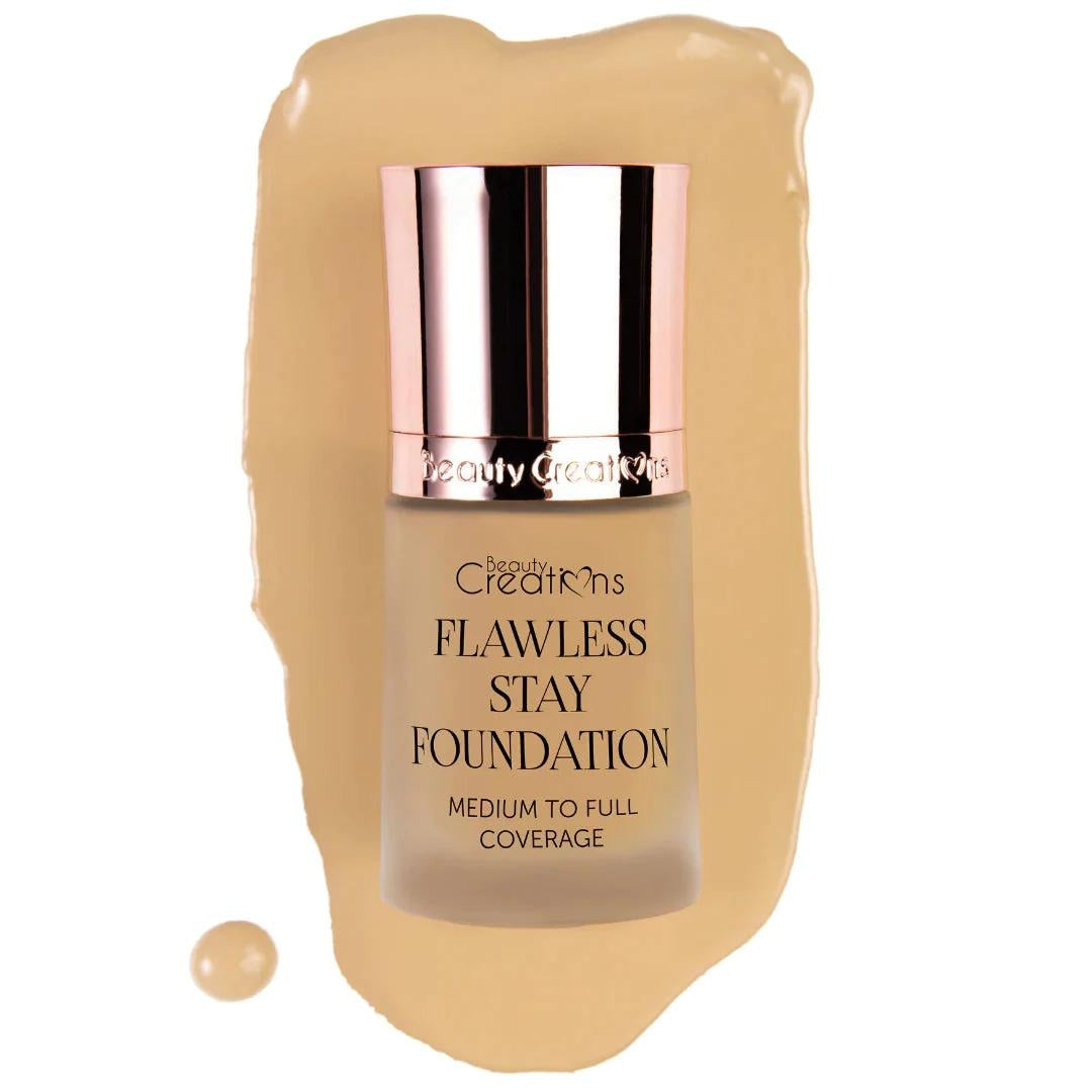 Base Semi Mate Flawless Stay - Foundation Flawless Stay 30ml Beauty Creations