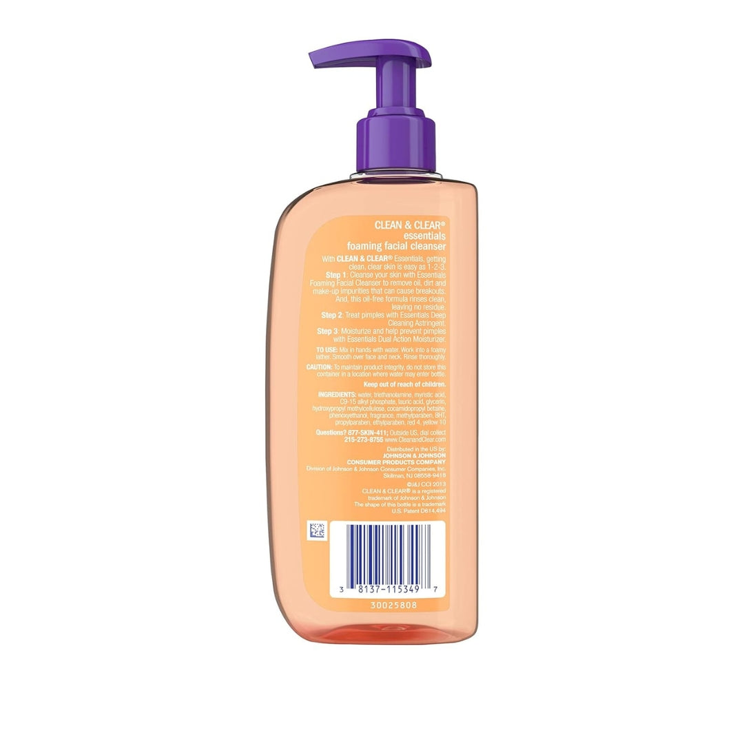 Limpiador facial espumoso Limpiador Essentials Clean & Clear - Essentials foaming facial cleanser