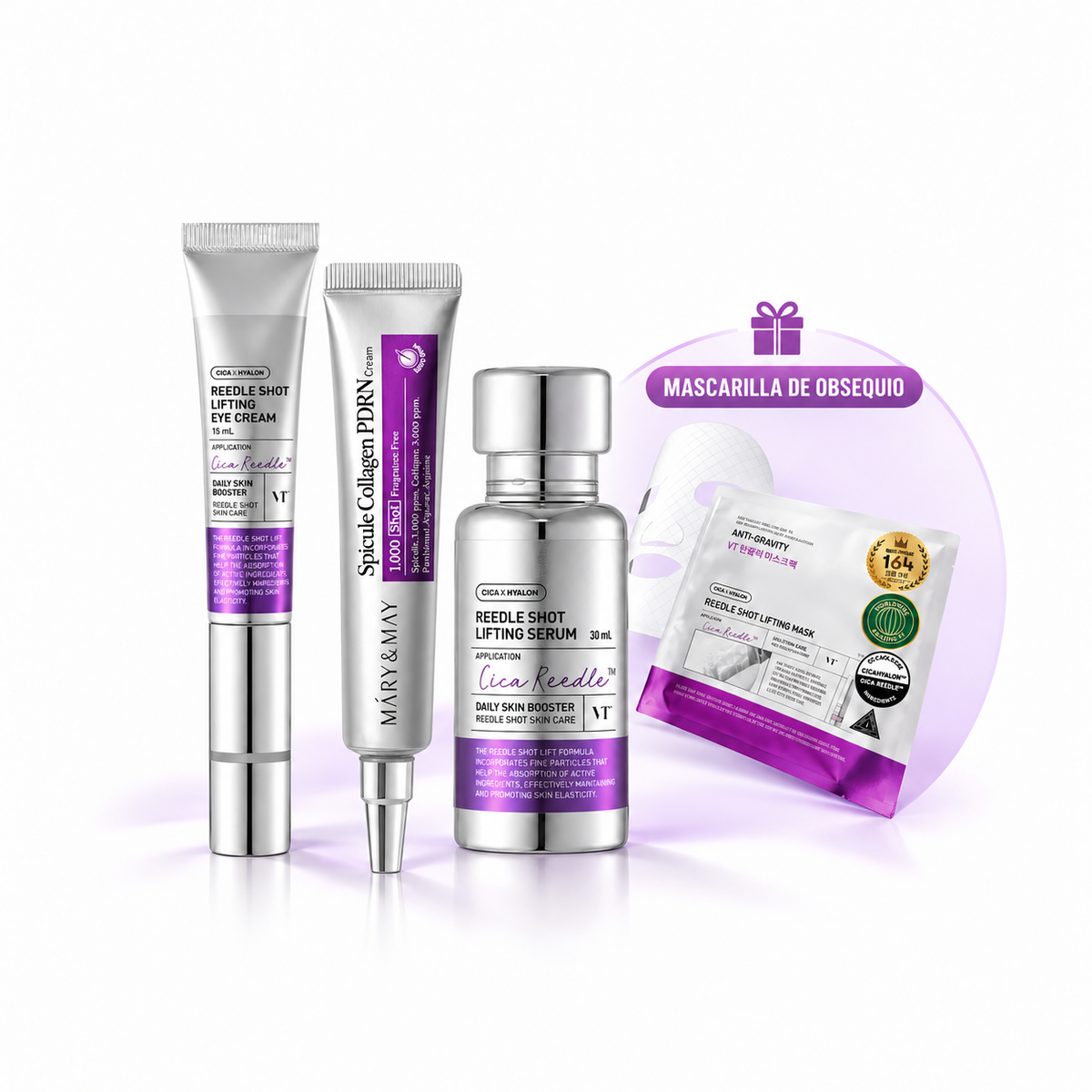 Combo Regeneración y Efecto Lifting VT Cosmetics