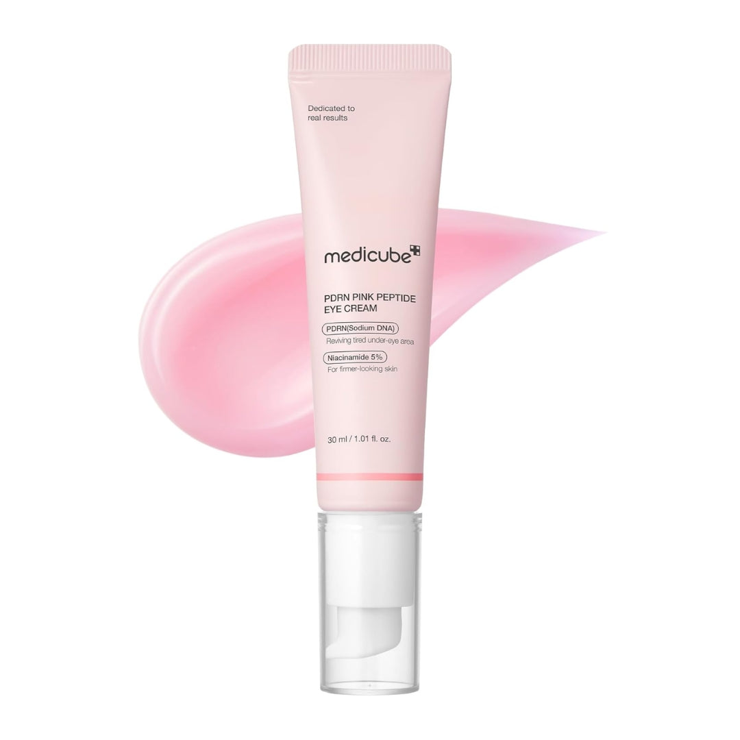Contorno de ojos con PDRN de salmón, niacinamida y retinol 30 ml Medicube PDRN Pink Peptide Eye Cream