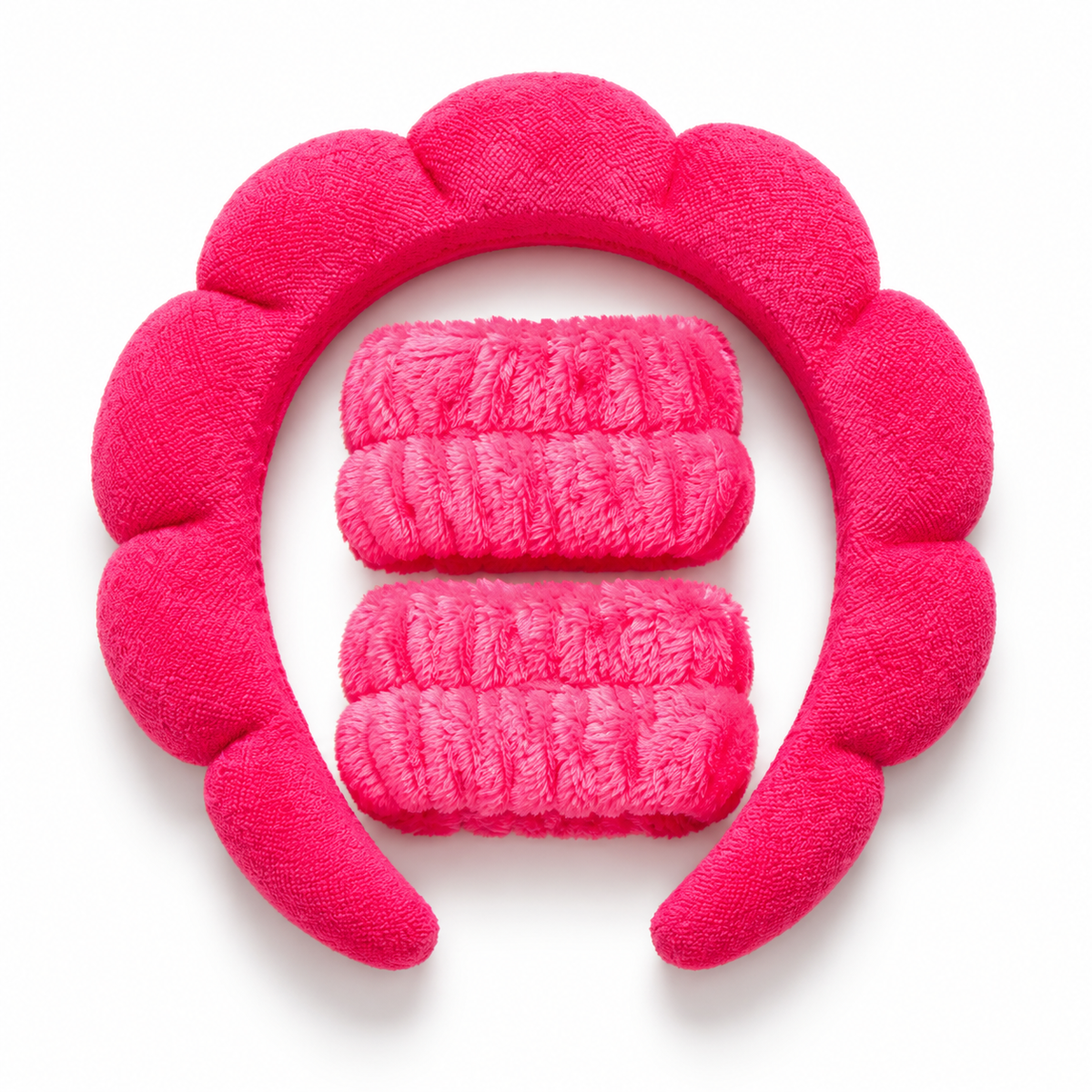 Diadema puff con muñequeras