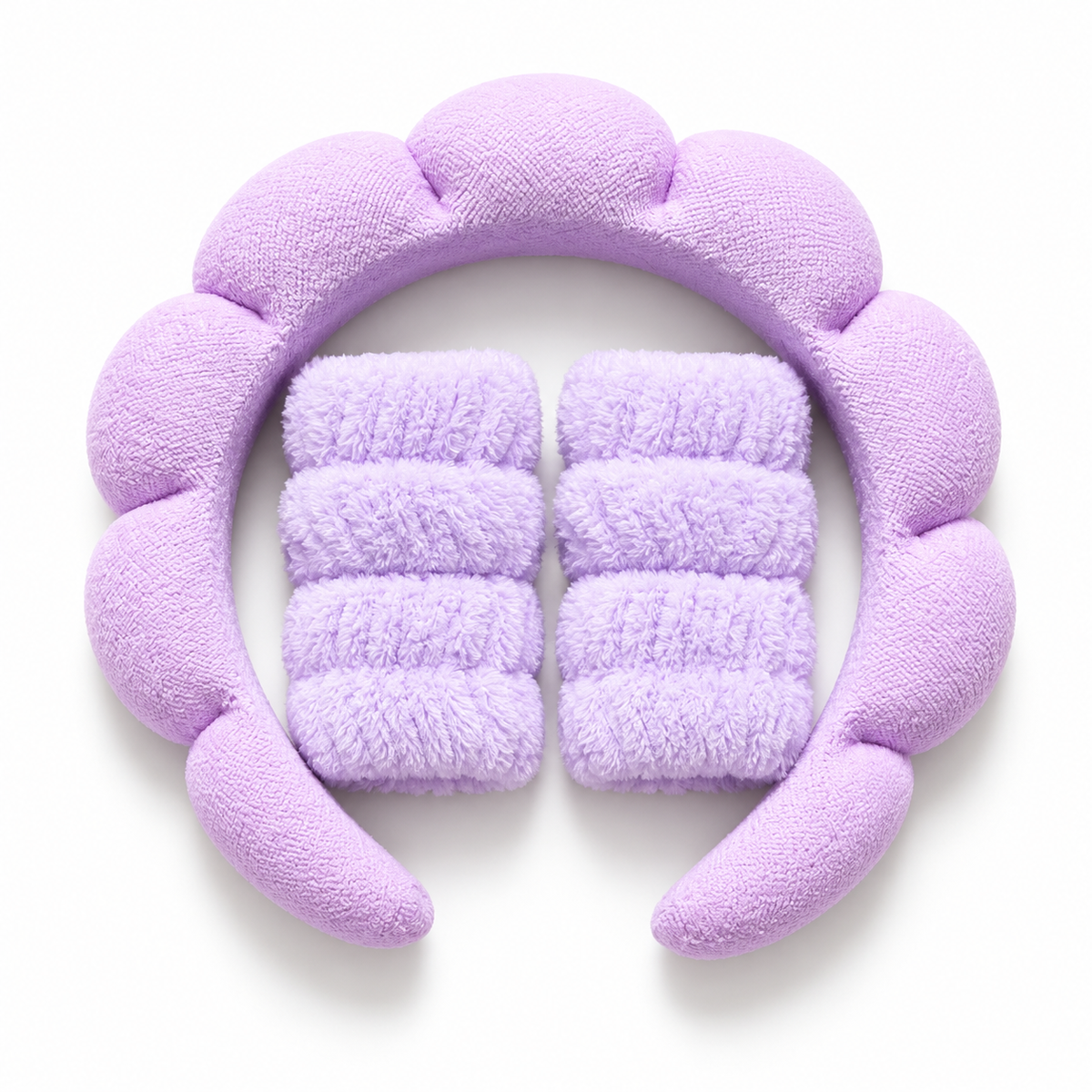 Diadema puff con muñequeras