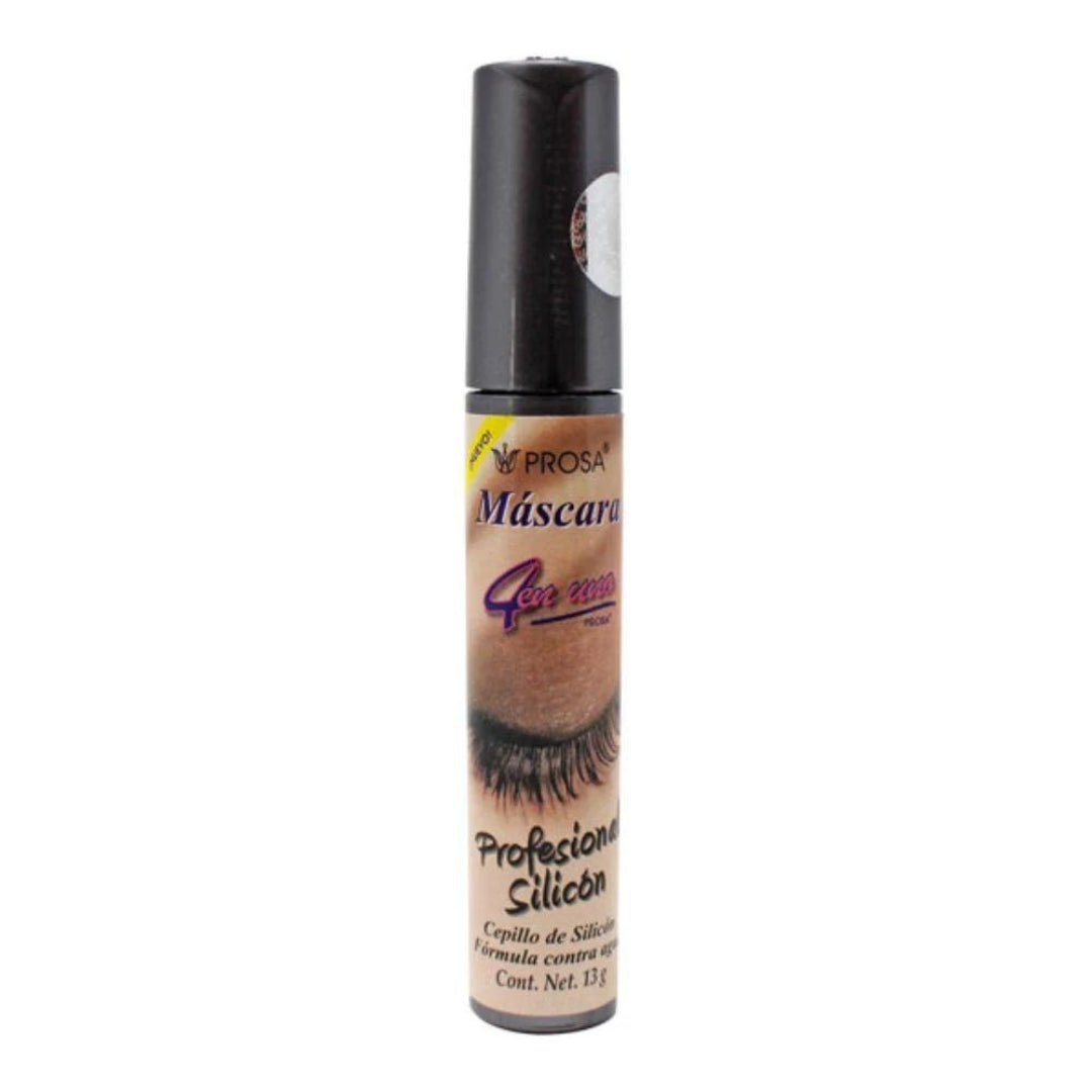 Mascara 4 En Uno Cepillo de Silicon Profesional Rimel Prosa
