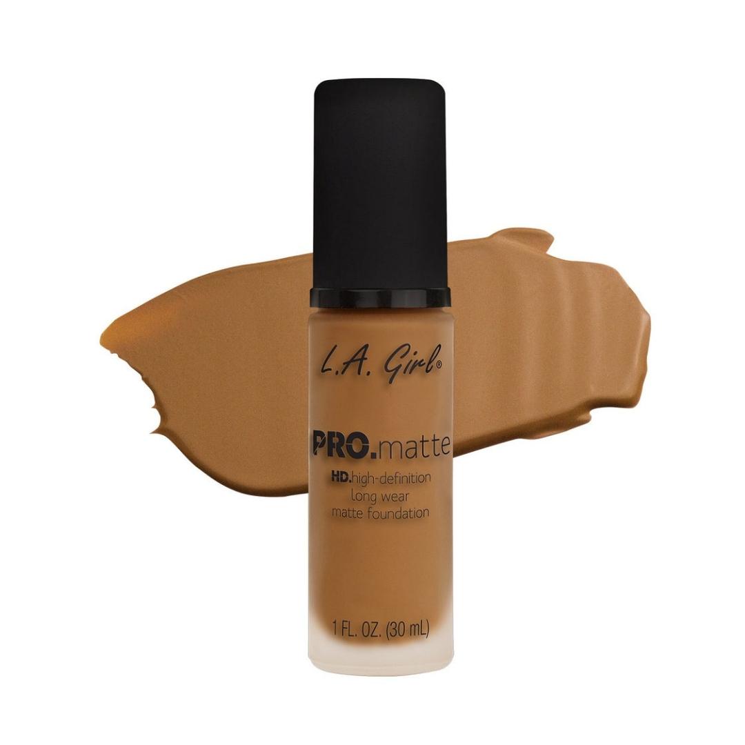 Base Pro Mate HD-Larga Duracion Pro Matte Foundation 30ml La Girl