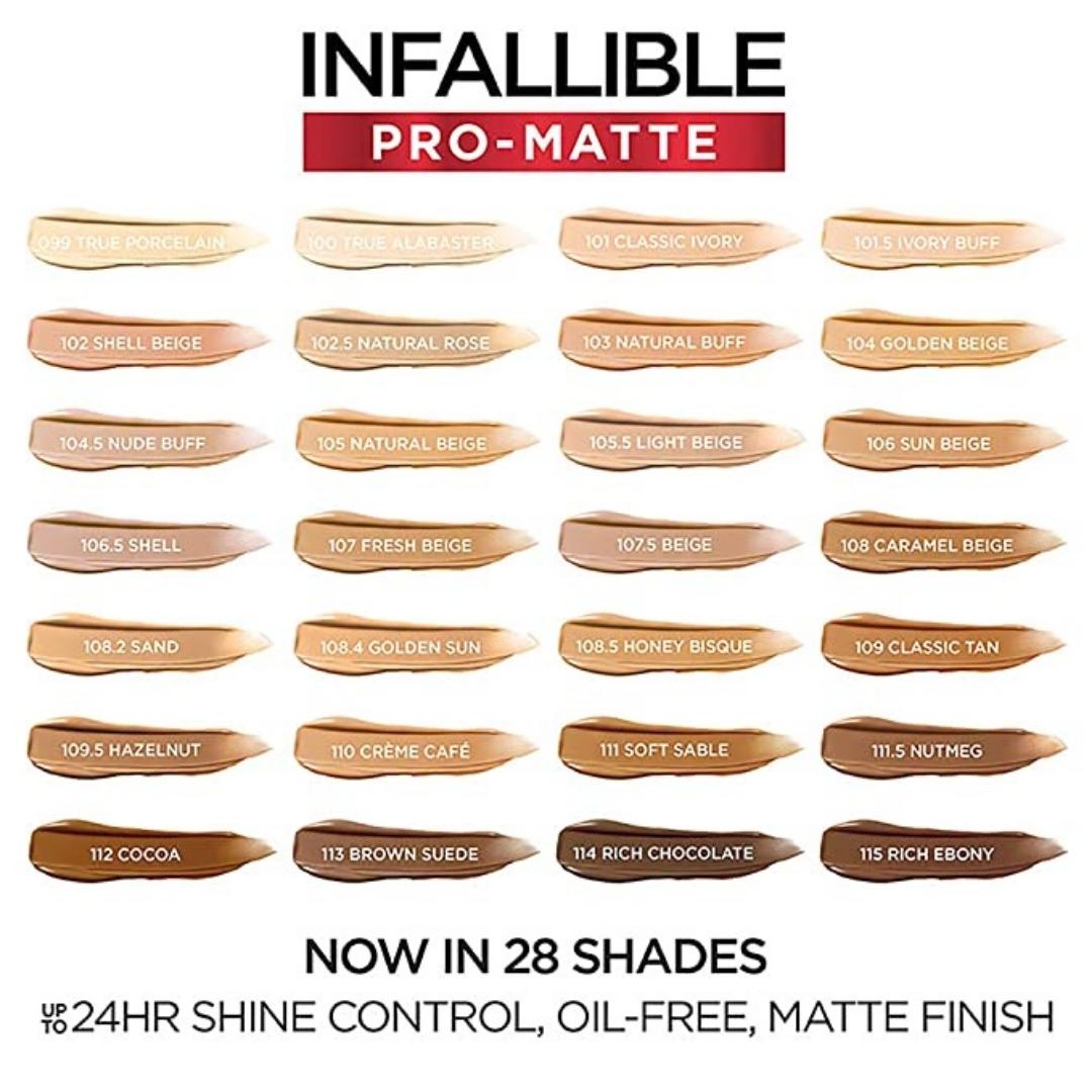 Base Infalible Mate -  Pro Matte Foundation 30ml L'Oreal
