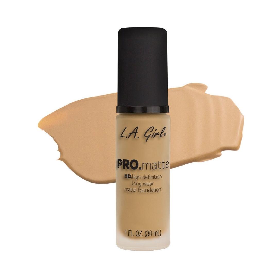 Base Pro Mate HD-Larga Duracion Pro Matte Foundation 30ml La Girl