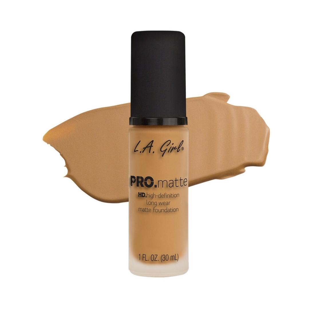 Base Pro Mate HD-Larga Duracion Pro Matte Foundation 30ml La Girl